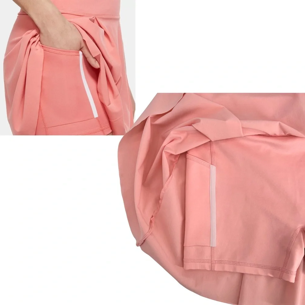 Nike (Medium - EUC) Pink Women's Club 15'' Golf Tennis Skirt